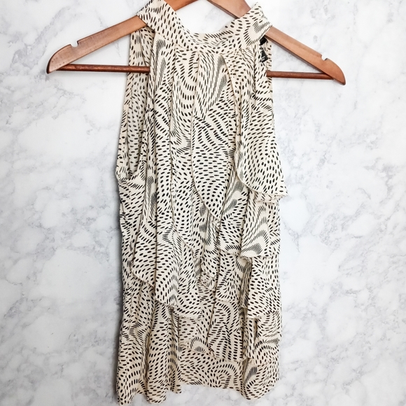 Valerie Bertinelli Tops - Valerie Bertinelli Halter Top Women Size S Tan Sleeveless Feminine